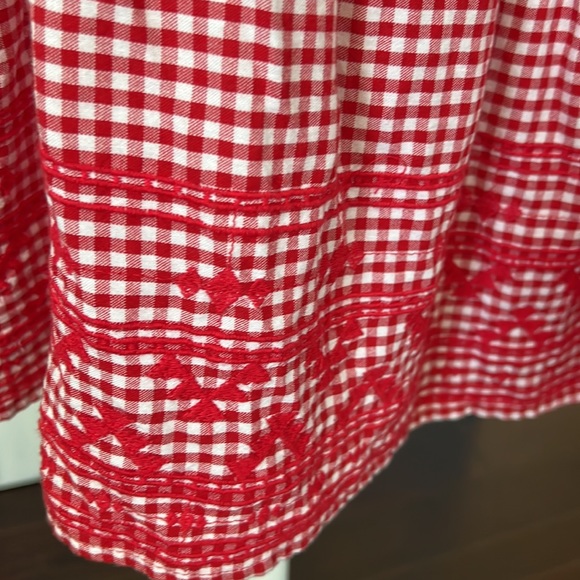 Old Navy red/white checkered sundress, size L - Picture 3 of 8
